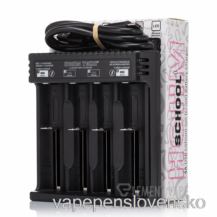 Hohm Tech School 4 4a Usb-c Nabíjačka Vape Shop Bratislava