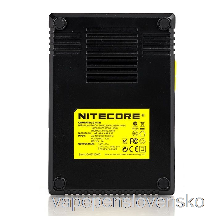 Nabíjačka Batérií Nitecore D4 (4-šachtová) Vape Cigareta