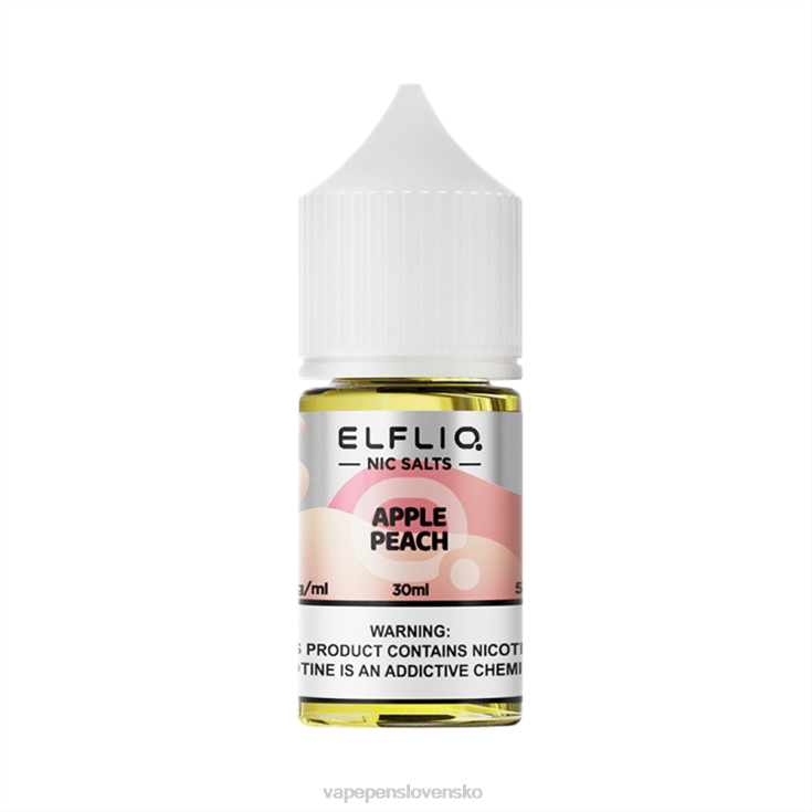 ELFBAR ELFLIQ Nic Salt 30 ml jablková broskyňa HLRFP7