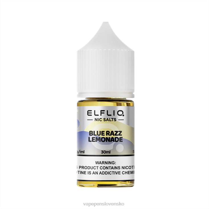 ELFBAR ELFLIQ Nic Salt 30 ml limonáda s modrou farbou HLRFP10