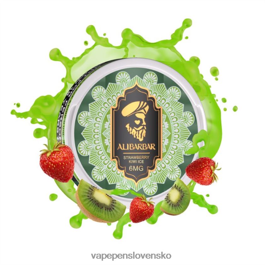 Alibarbar nikotínové vrecká jahodový kiwi ľad 6JP0HD91 Vape Slovensko