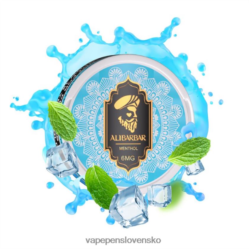 Alibarbar nikotínové vrecká mentol 6JP0HD88 Vape Bez Nikotinu